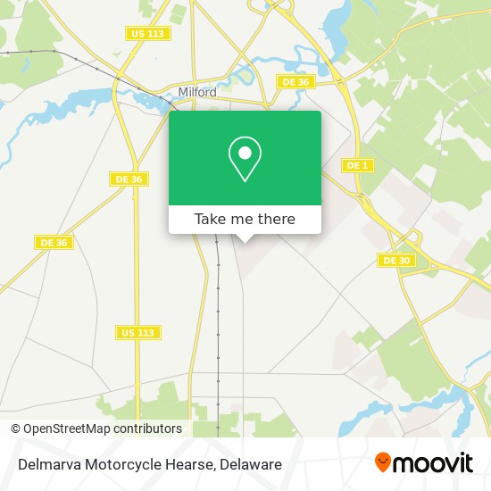 Mapa de Delmarva Motorcycle Hearse