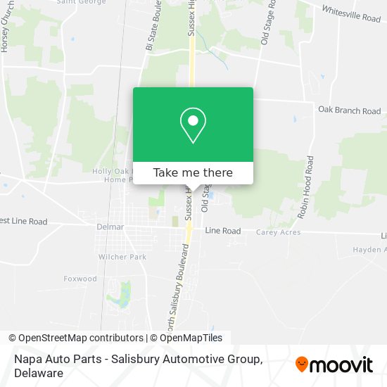 Napa Auto Parts - Salisbury Automotive Group map