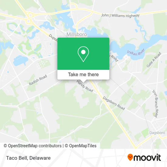 Taco Bell map