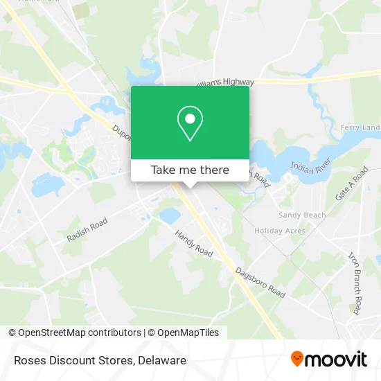 Roses Discount Stores map