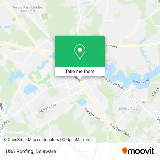 USA Roofing map