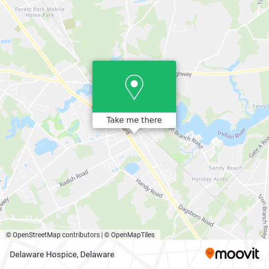 Delaware Hospice map