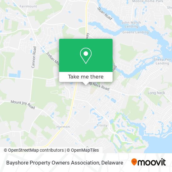 Mapa de Bayshore Property Owners Association