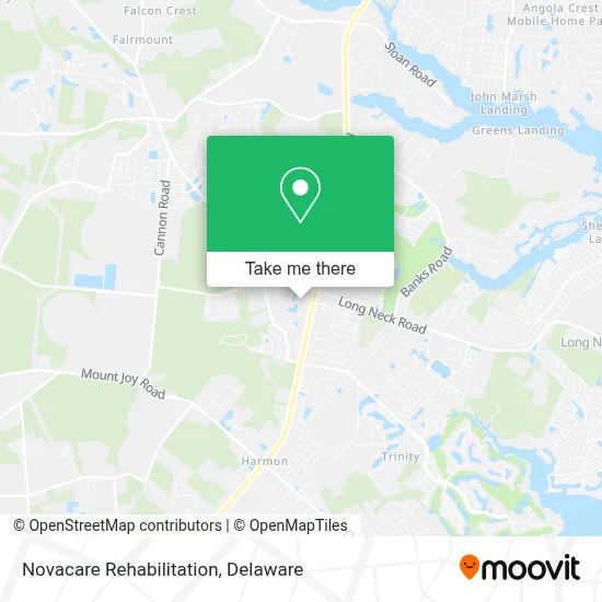 Novacare Rehabilitation map