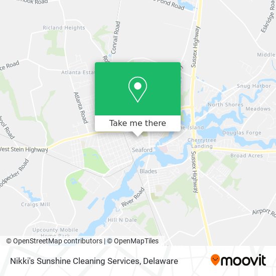 Mapa de Nikki's Sunshine Cleaning Services