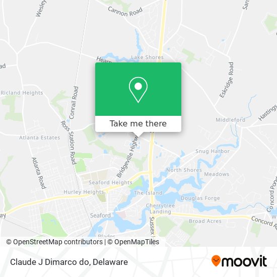Mapa de Claude J Dimarco do