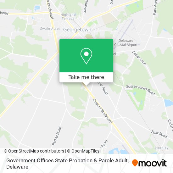 Government Offices State Probation & Parole Adult map