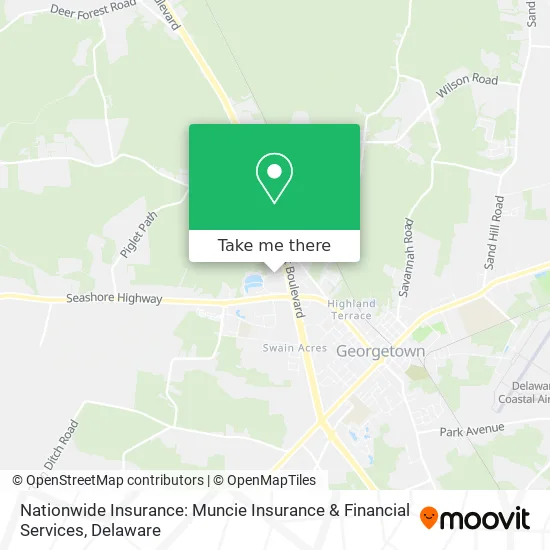 Nationwide Insurance: Muncie Insurance & Financial Services map