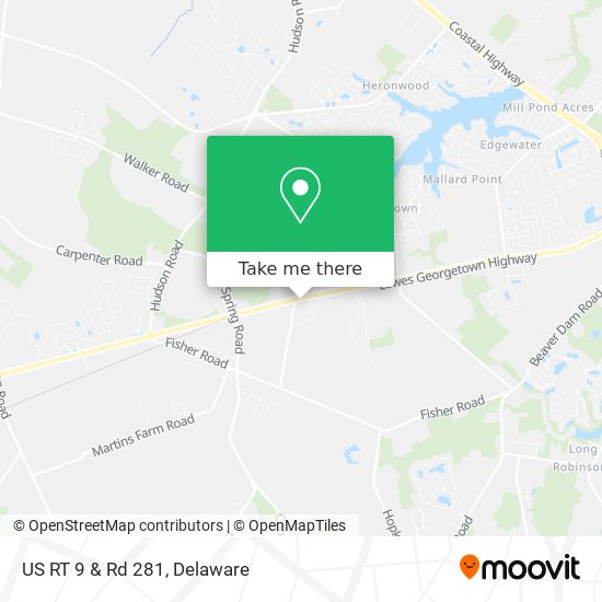 Mapa de US RT 9 & Rd 281