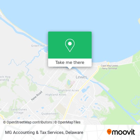 MG Accounting & Tax Services map