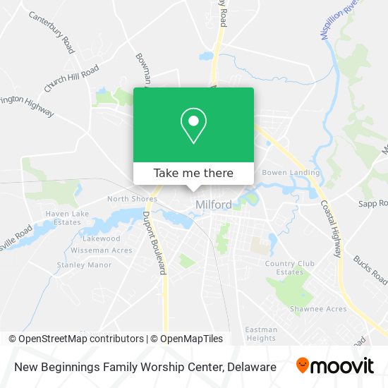 New Beginnings Family Worship Center map