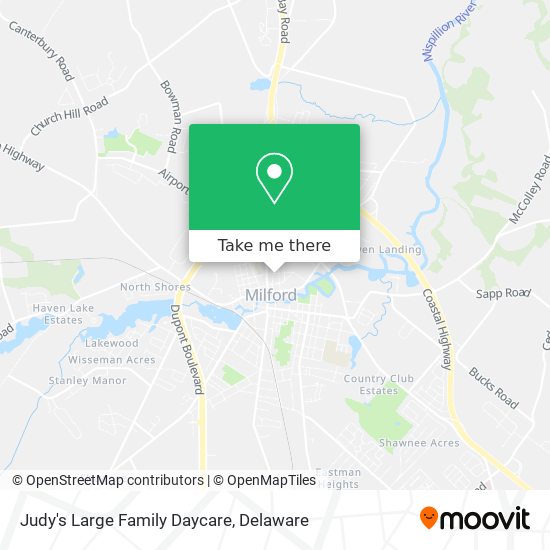 Judy's Large Family Daycare map