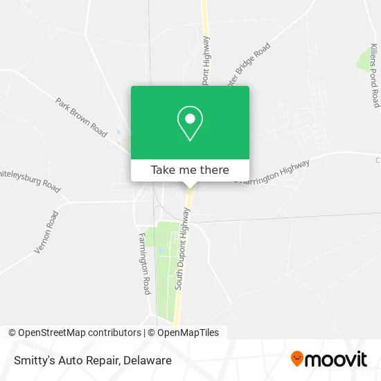 Smitty's Auto Repair map
