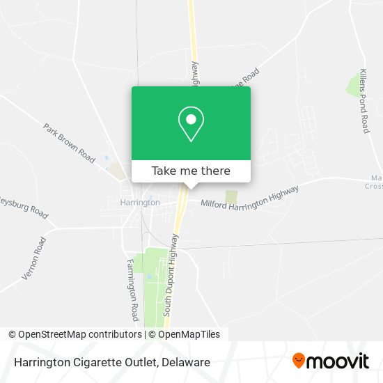 Harrington Cigarette Outlet map