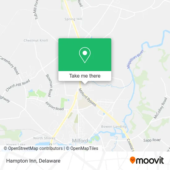 Hampton Inn map