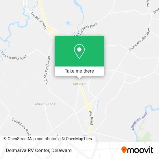 Delmarva RV Center map