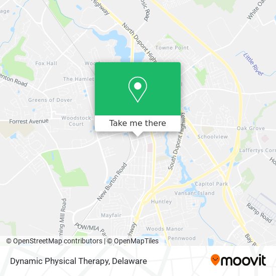 Dynamic Physical Therapy map