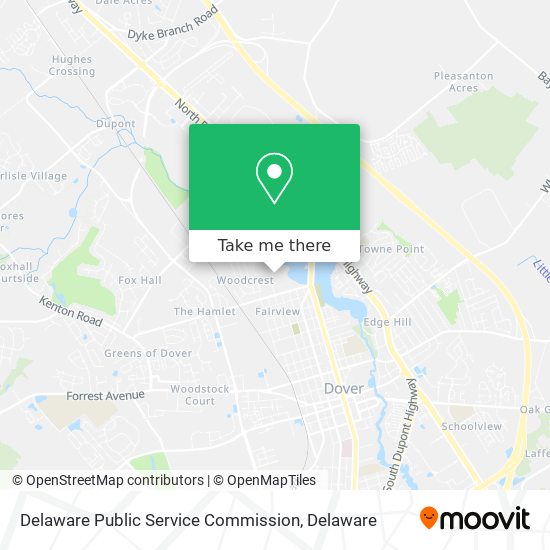 Delaware Public Service Commission map