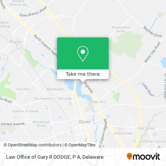 Law Office of Gary R DODGE, P A map