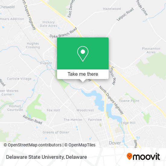 Mapa de Delaware State University