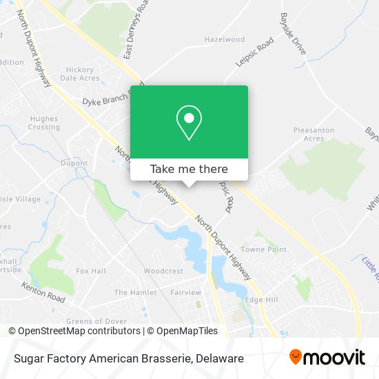 Mapa de Sugar Factory American Brasserie