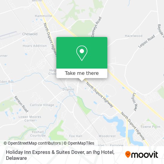 Mapa de Holiday Inn Express & Suites Dover, an Ihg Hotel