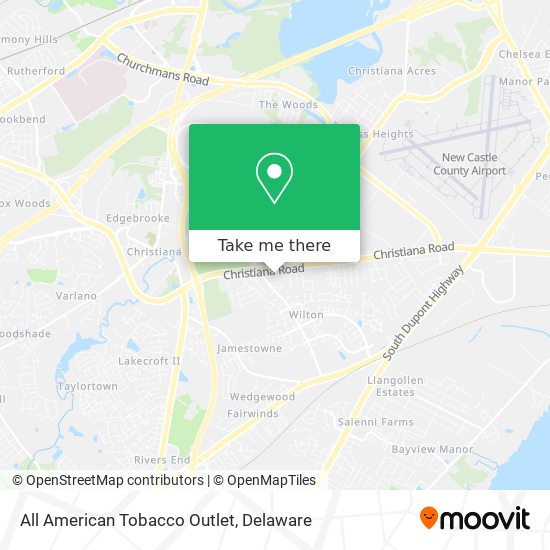 All American Tobacco Outlet map