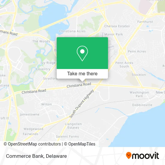 Commerce Bank map