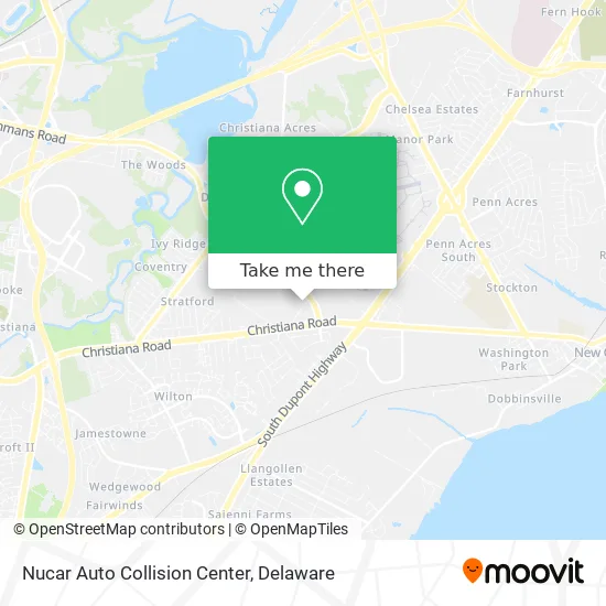 Nucar Auto Collision Center map