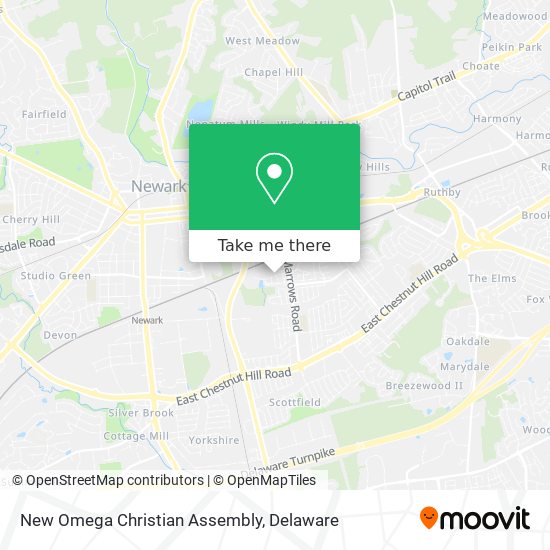 How to get to New Omega Christian Assembly in Delaware by Bus