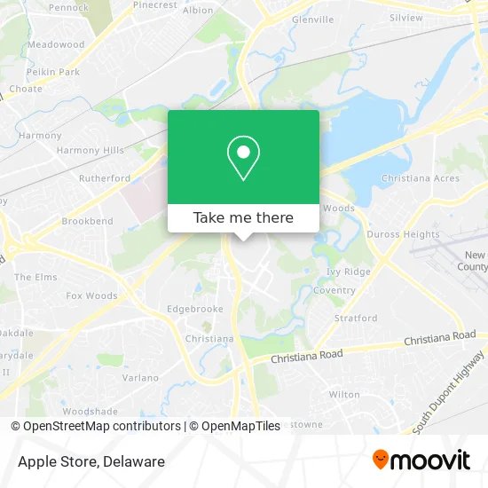 Apple Store map