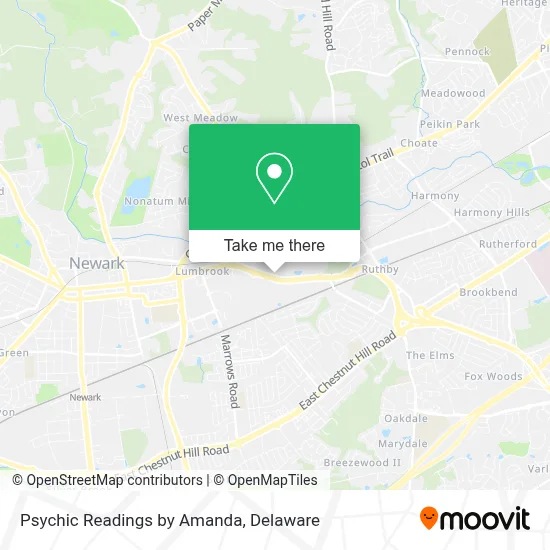 Psychic Readings by Amanda map