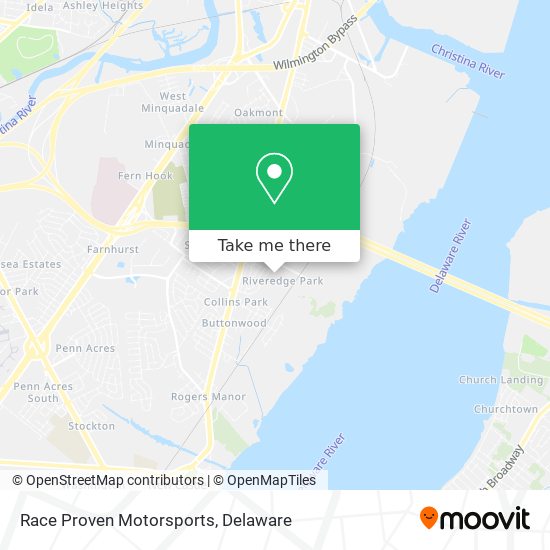 Mapa de Race Proven Motorsports