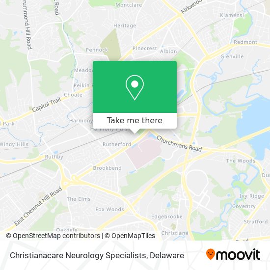 Christianacare Neurology Specialists map