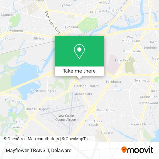 Mapa de Mayflower TRANSIT