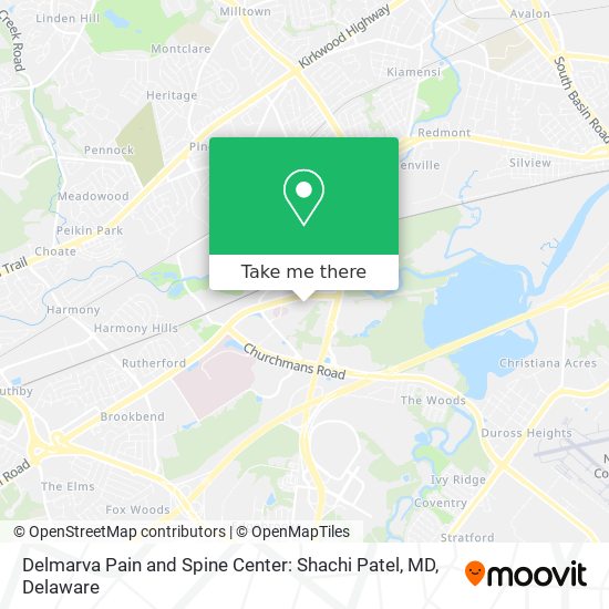 Delmarva Pain and Spine Center: Shachi Patel, MD map