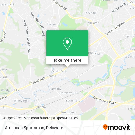 Mapa de American Sportsman