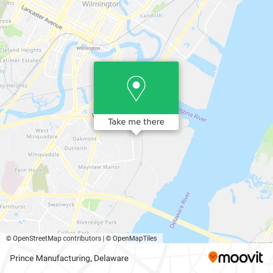 Prince Manufacturing map