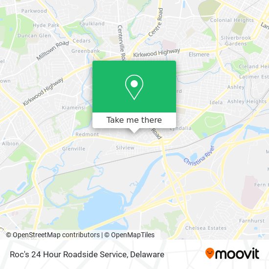Mapa de Roc's 24 Hour Roadside Service