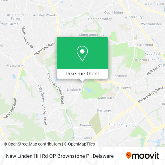 New Linden Hill Rd OP Brownstone Pl map