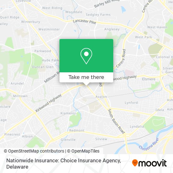 Nationwide Insurance: Choice Insurance Agency map