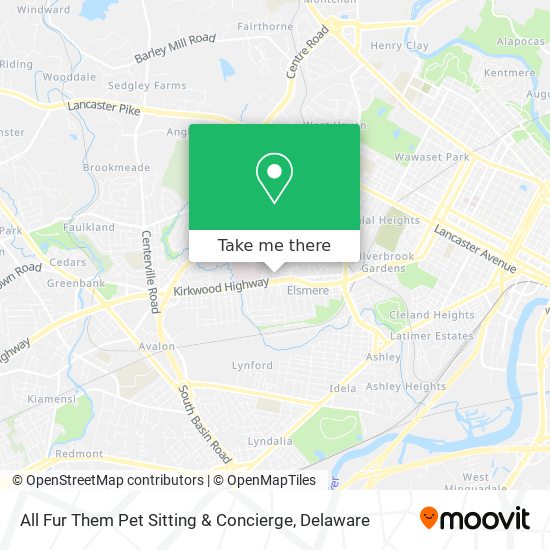Mapa de All Fur Them Pet Sitting & Concierge