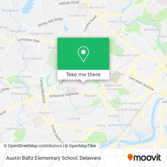 Austin Baltz Elementary School map
