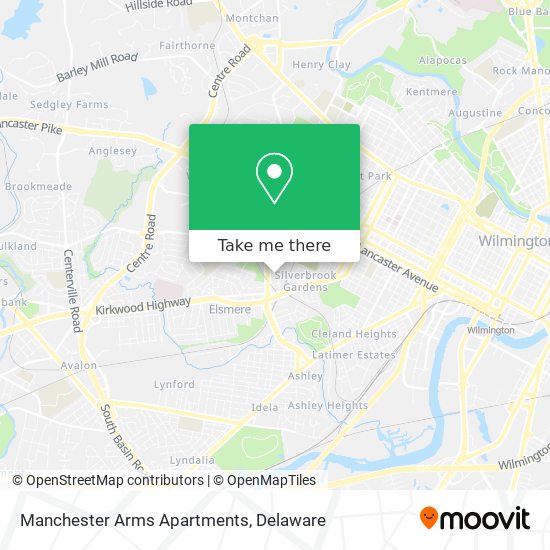 Manchester Arms Apartments map