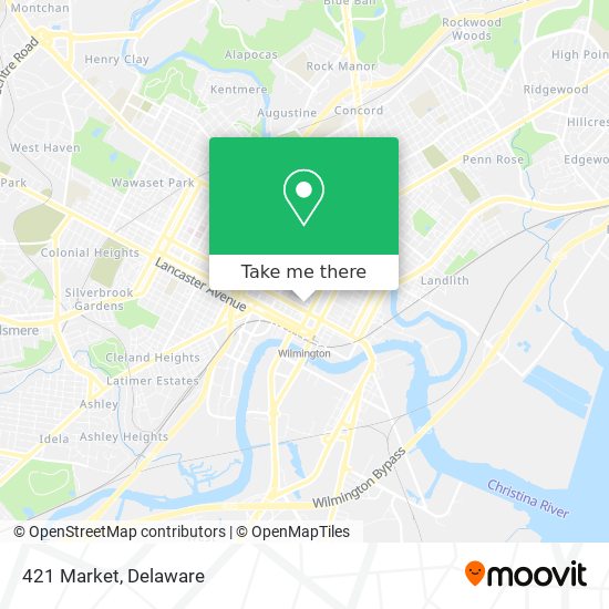 Mapa de 421 Market