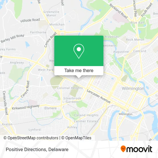 Positive Directions map