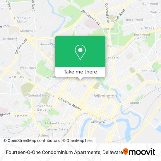 Fourteen-O-One Condominium Apartments map