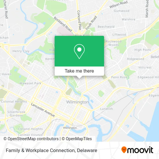 Family & Workplace Connection map