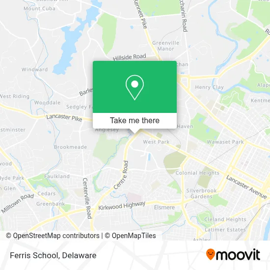 Ferris School map