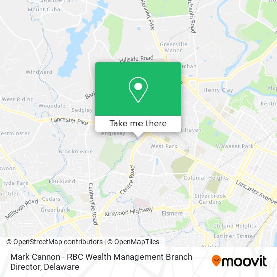 Mapa de Mark Cannon - RBC Wealth Management Branch Director